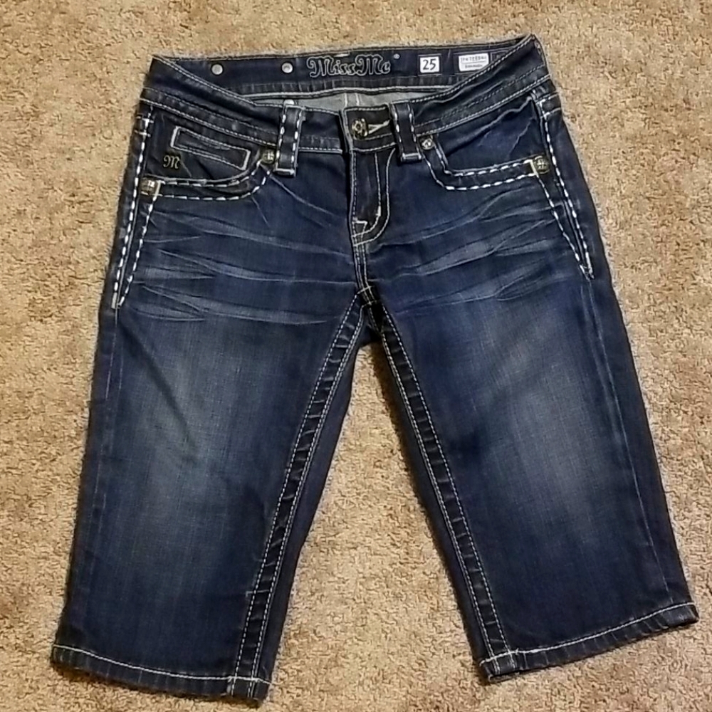 Miss Me Bermuda Shorts